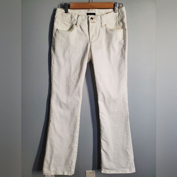 Tommy Hilfiger Jeans Women's Size 2 White American FREEDOM MODERN RISE B… - Picture 9 of 16